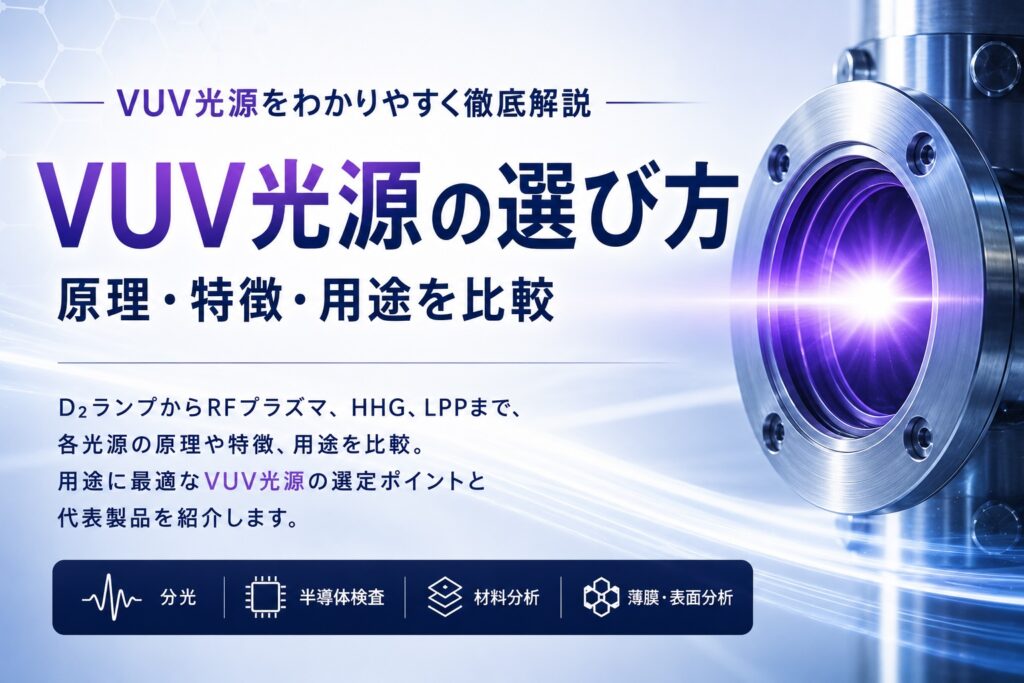VUV光源の選び方